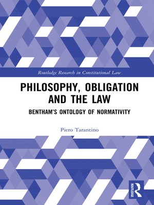 cover image of Philosophy, Obligation and the Law